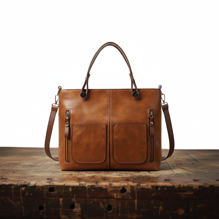Ingrid | Vintage Pocket Tote